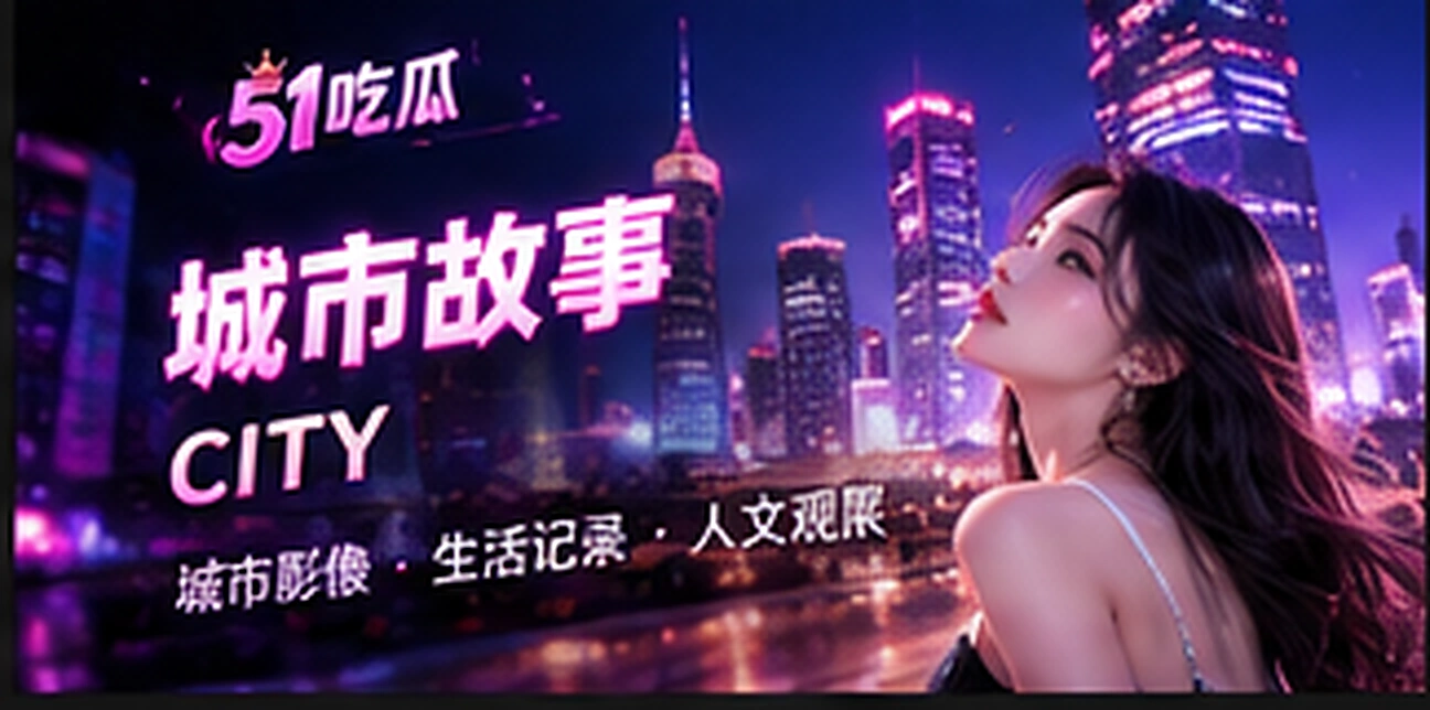 城市夜景主题原创视觉
